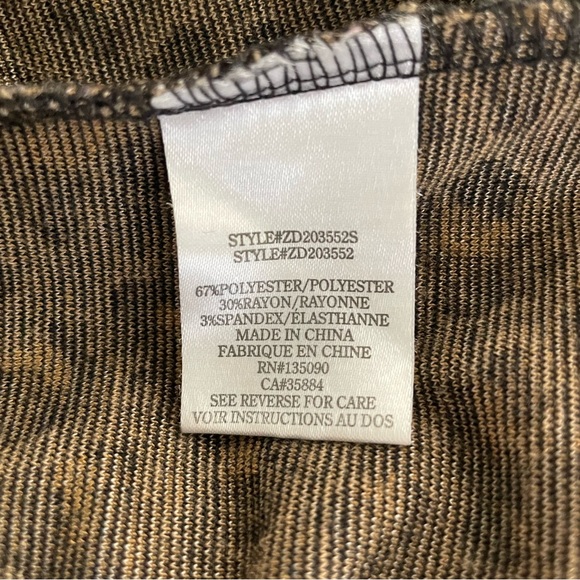 Z Supply Leopard Print Mini Dress Small - Picture 9 of 9